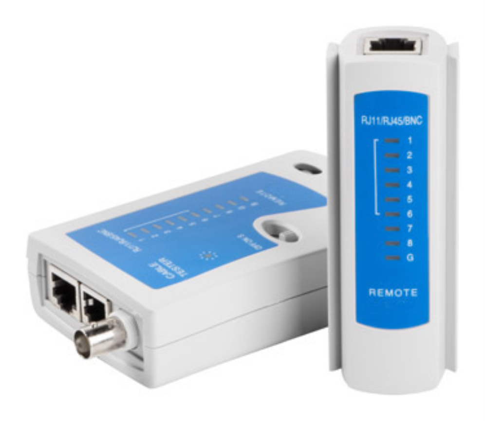 Lanberg NT-0401 comprobador de cables de red Comprobador de cables UTP/STP Azul, Blanco
