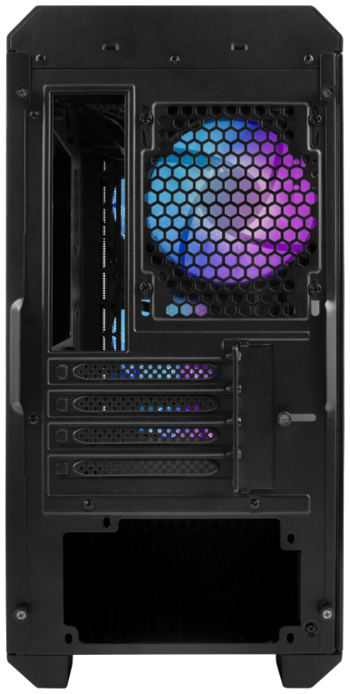 GENESIS Irid 503 ARGB Micro Torre Negro, Transparente