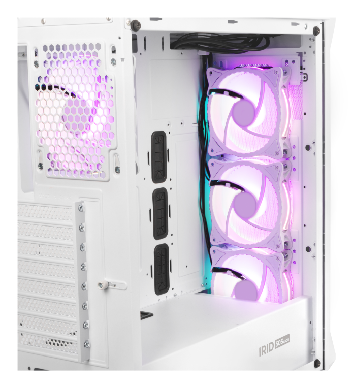GENESIS Irid 505 ARGB Midi Tower Blanco