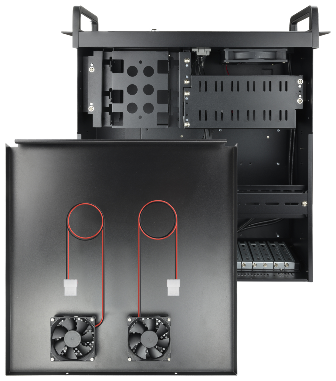 TooQ RACK-406N-USB3 armario rack Bastidor de pared Negro