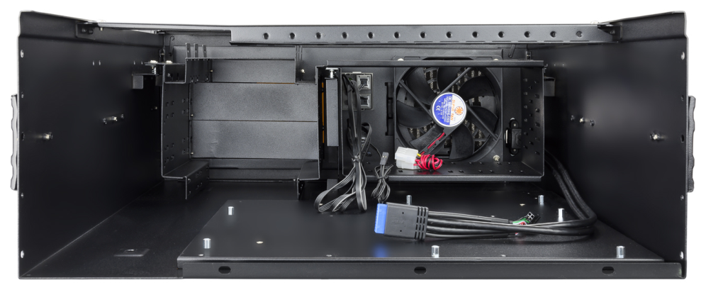 TooQ RACK-406N-USB3 armario rack Bastidor de pared Negro