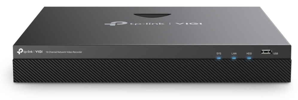 TP-Link VIGI NVR2016H Grabadore de vídeo en red (NVR) Negro
