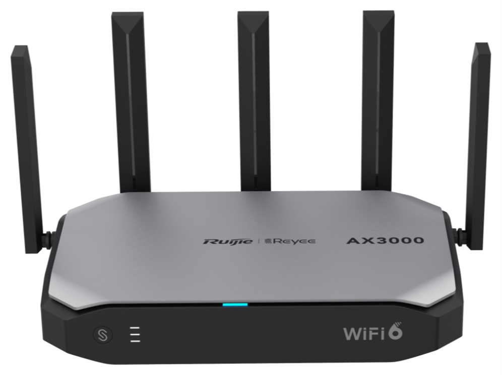 Ruijie Networks RG-EG105GW-X router inalámbrico Gigabit Ethernet Doble banda (2,4 GHz / 5 GHz) Negro, Gris