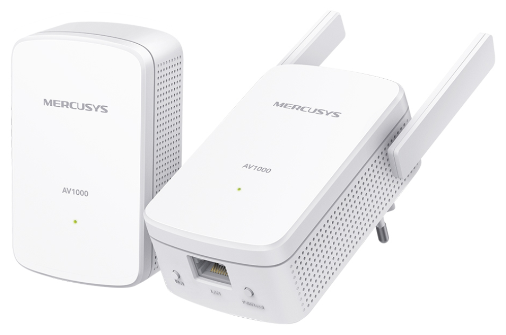 Mercusys MP510 KIT adaptador de red PowerLine 1000 Mbit/s Ethernet Wifi Blanco 2 pieza(s)