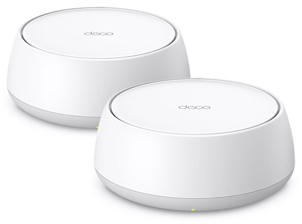 TP-Link DECO BE25(2-PACK) sistema Wi-Fi Mesh (Wi-Fi en malla) Doble banda (2,4 GHz / 5 GHz) Wi-Fi 7 (802.11be) Blanco Interno
