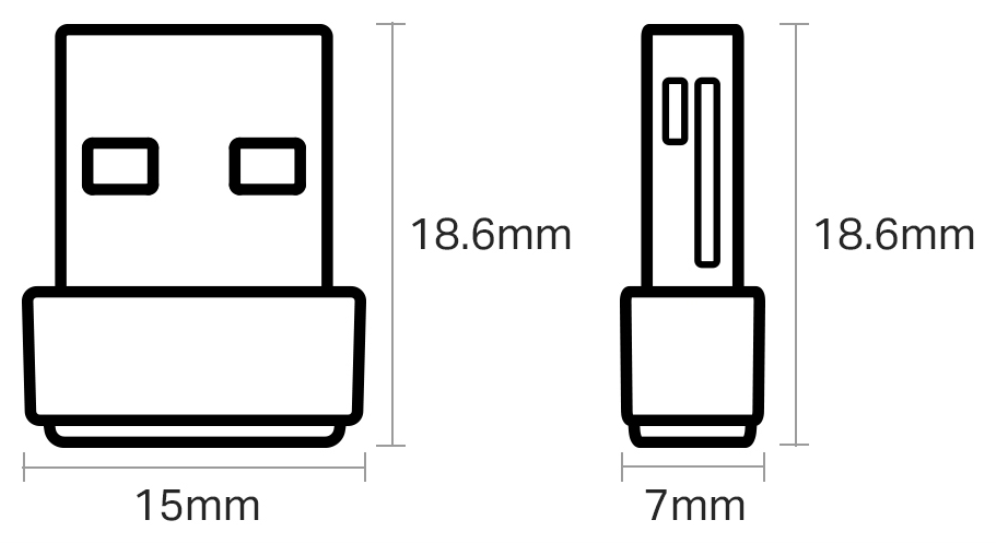 TP-Link Archer T2U Nano 433 Mbit/s