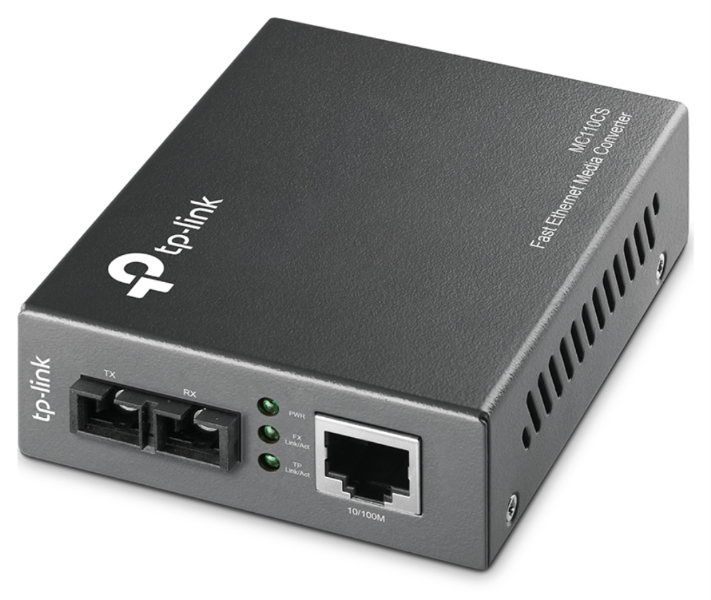 TP-Link MC110CS convertidor de medio 1000 Mbit/s 1310 nm Negro