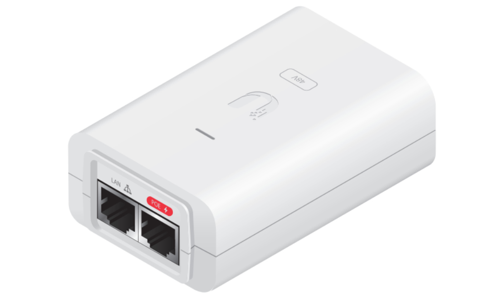 Ubiquiti POE-48-24W-WH adaptador e inyector de PoE 48 V