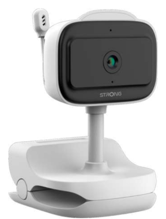 Strong DOVY video-monitor para bebés Wi-Fi Blanco, Negro