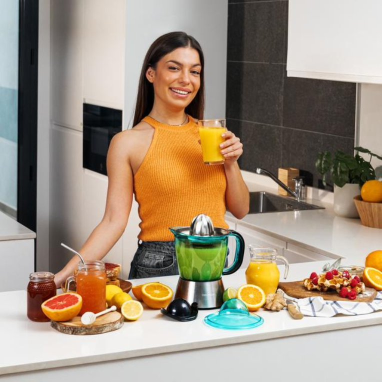 Cecotec Zitra prensa de cítricos eléctricos 1 L 60 W Acero inoxidable