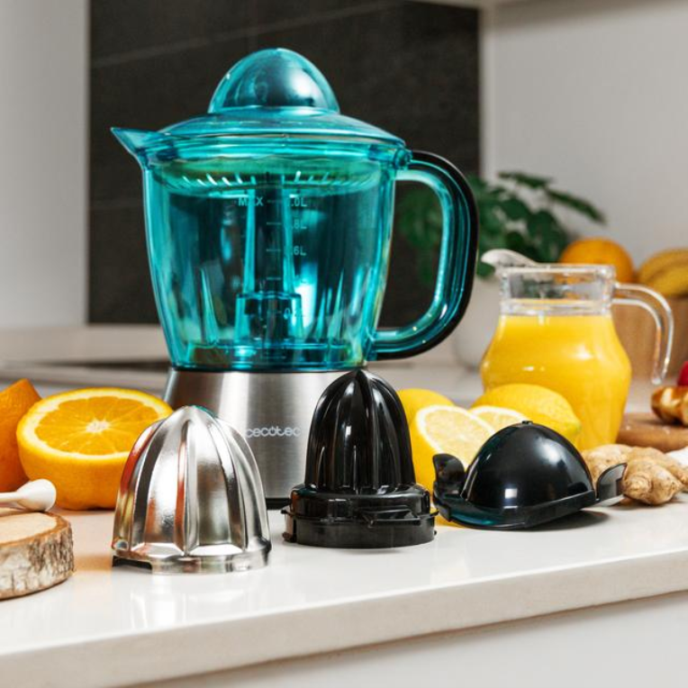 Cecotec Zitra prensa de cítricos eléctricos 1 L 60 W Acero inoxidable