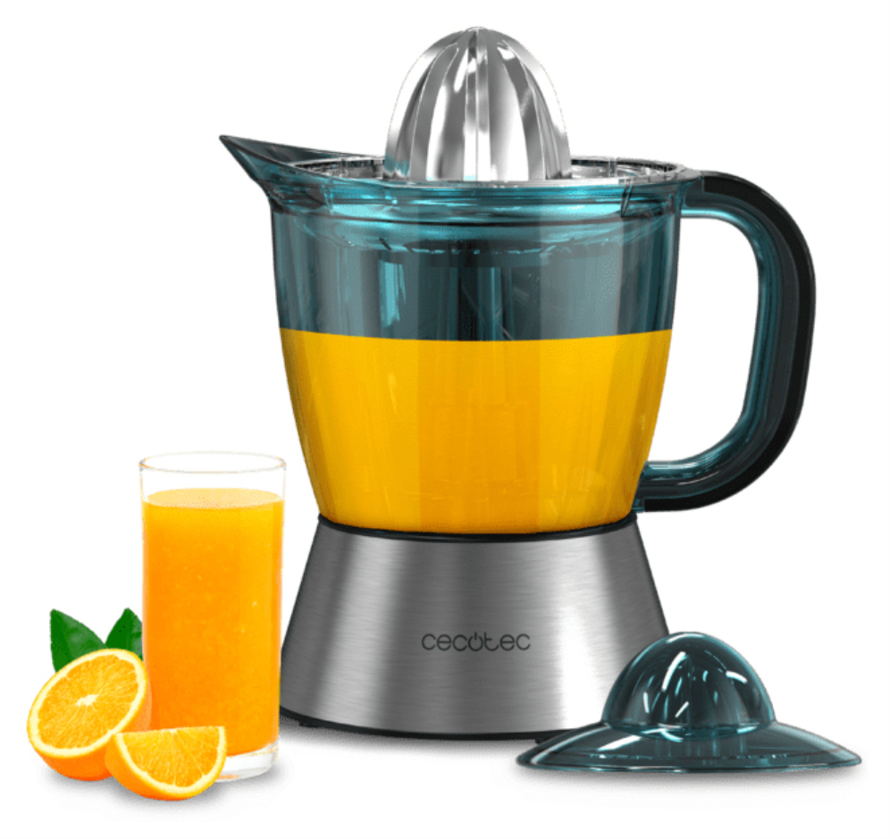 Cecotec Zitra prensa de cítricos eléctricos 1 L 60 W Acero inoxidable