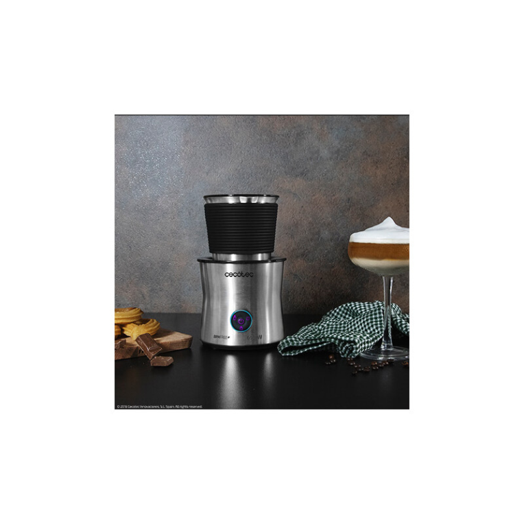 Cecotec 01518 espumador o calentador de leche Automatic milk frother/warmer Plata