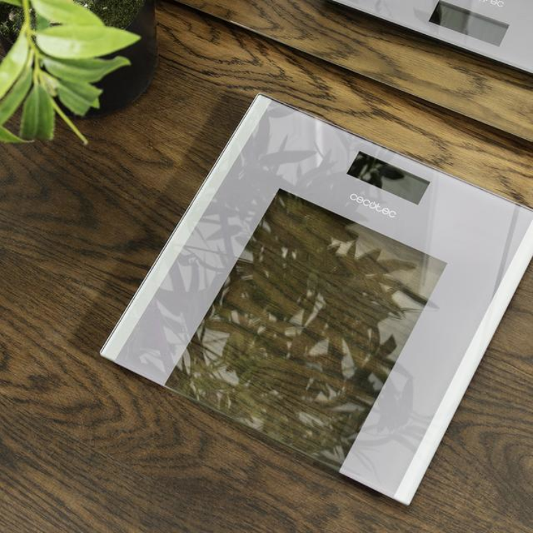 Cecotec Surface Precision Healthy Plaza Gris, Transparente, Blanco Báscula personal electrónica