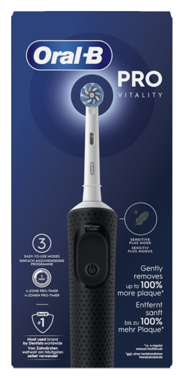 Braun Vitality Pro Adulto Cepillo dental oscilante Negro