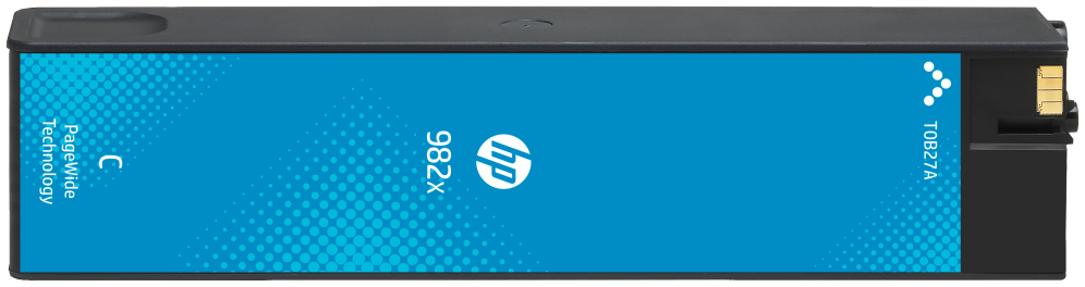 HP Cartucho PageWide 982X Original de alta capacidad cian