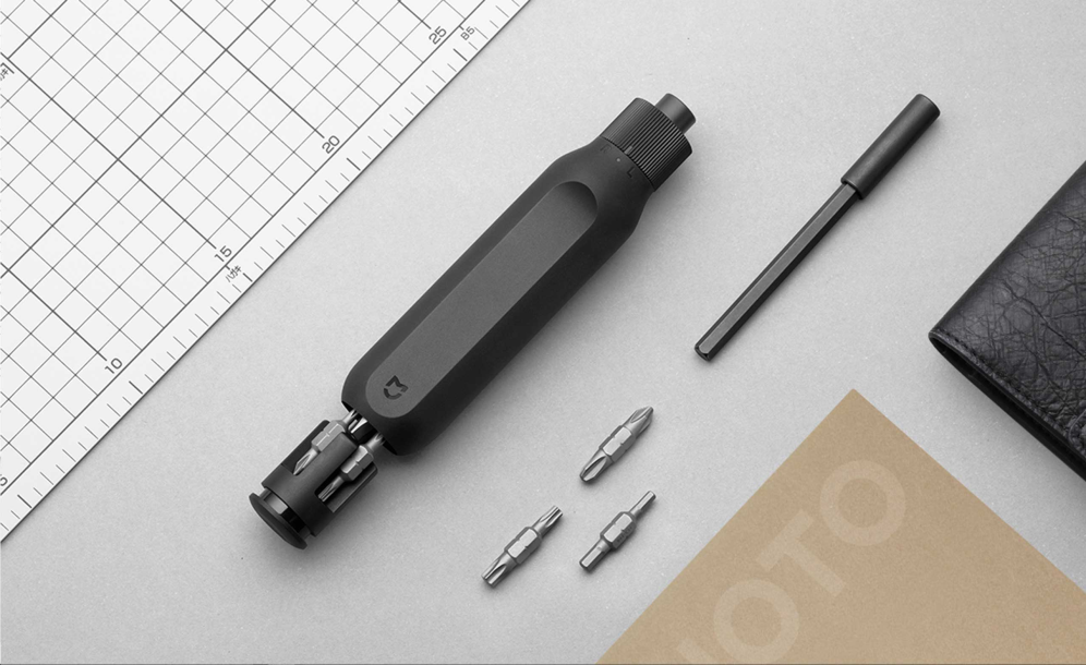 Xiaomi Mi 16 in 1 Ratchet Screwdriver Destornillador múltiple Destornillador plano