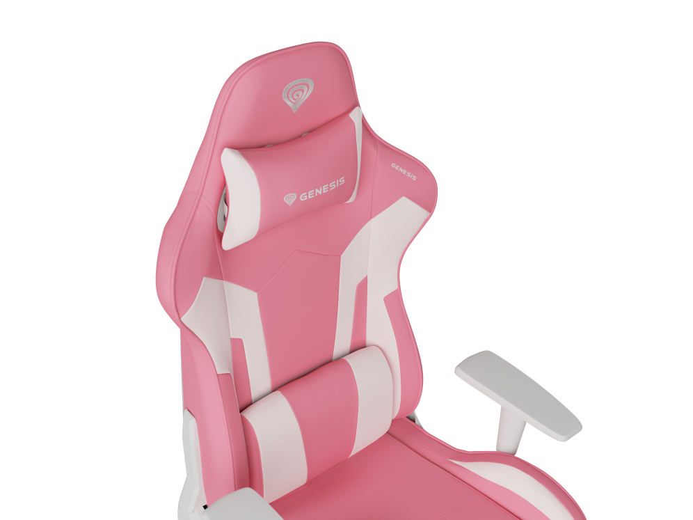 GENESIS Nitro 710 Silla para videojuegos de PC Asiento inflable Blanco