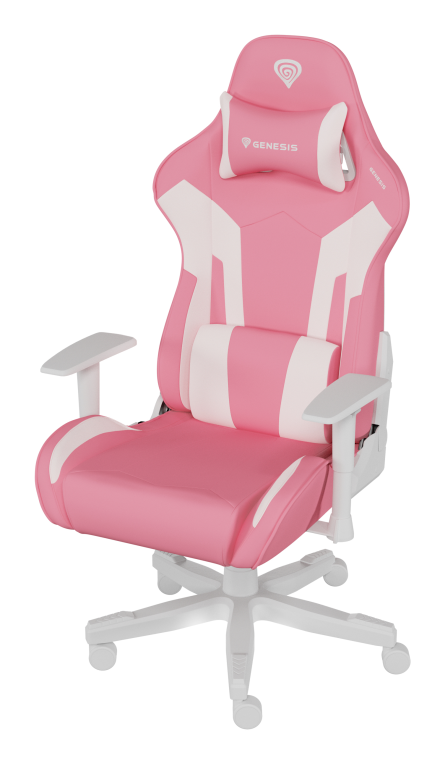 GENESIS Nitro 710 Silla para videojuegos de PC Asiento inflable Blanco
