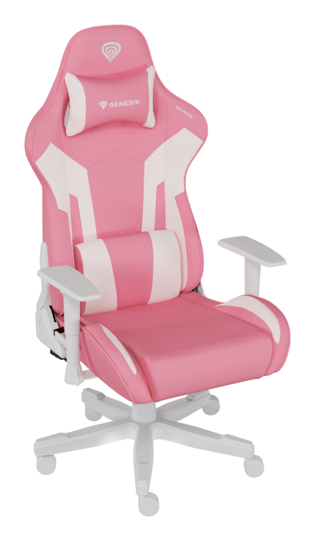 GENESIS Nitro 710 Silla para videojuegos de PC Asiento inflable Blanco