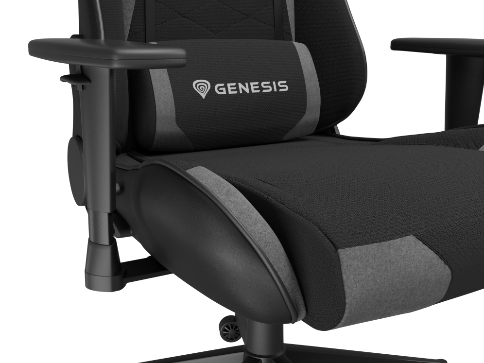 GENESIS NITRO 440 G2 Silla para videojuegos de PC Asiento acolchado Negro, Gris