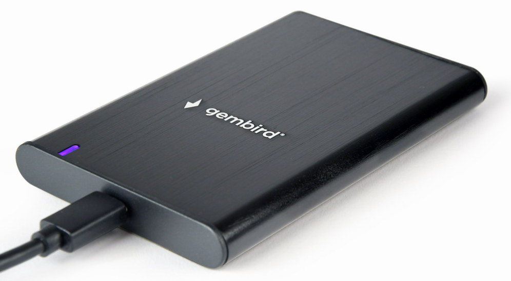 Gembird EE2-U3S-6 caja para disco duro externo Carcasa de disco duro/SSD Negro 2.5"