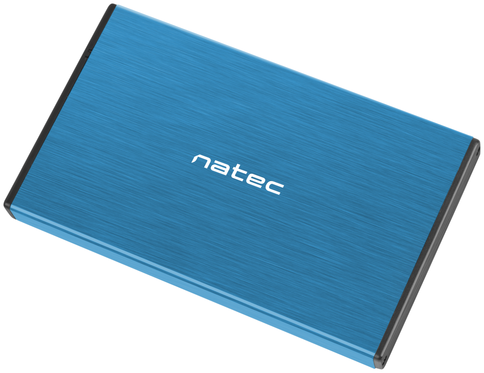NATEC Rhino GO Carcasa de disco duro/SSD Azul 2.5"