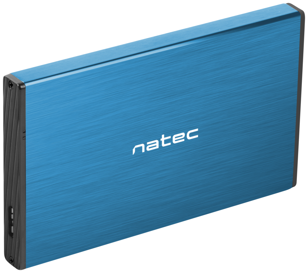 NATEC Rhino GO Carcasa de disco duro/SSD Azul 2.5"