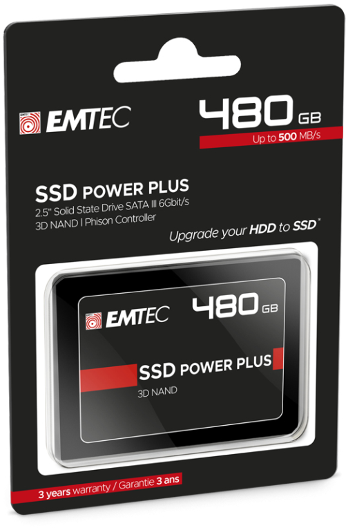 Emtec X150 Power Plus 480 GB 2.5" Serial ATA III