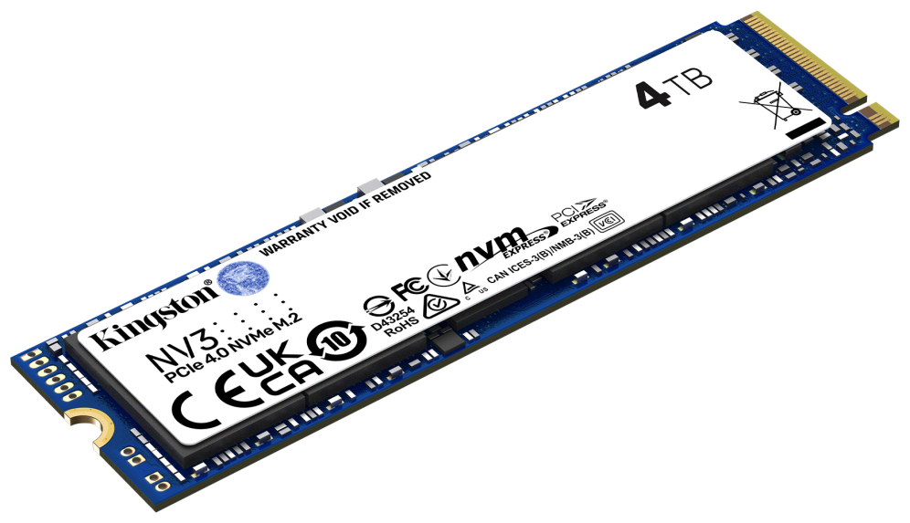 Kingston Technology 4000G NV3 M.2 2280 NVMe SSD