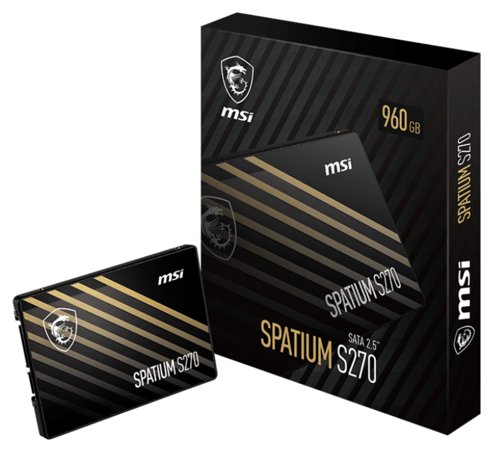 MSI Spatium S270 SATA 2.5 960GB 2.5" Serial ATA III 3D NAND