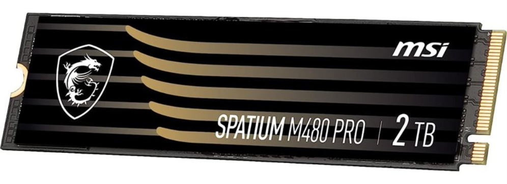 MSI Spatium M480 PRO PCIE 4.0 NVME M.2 2TB unidad de estado sólido PCI Express 4.0 3D NAND