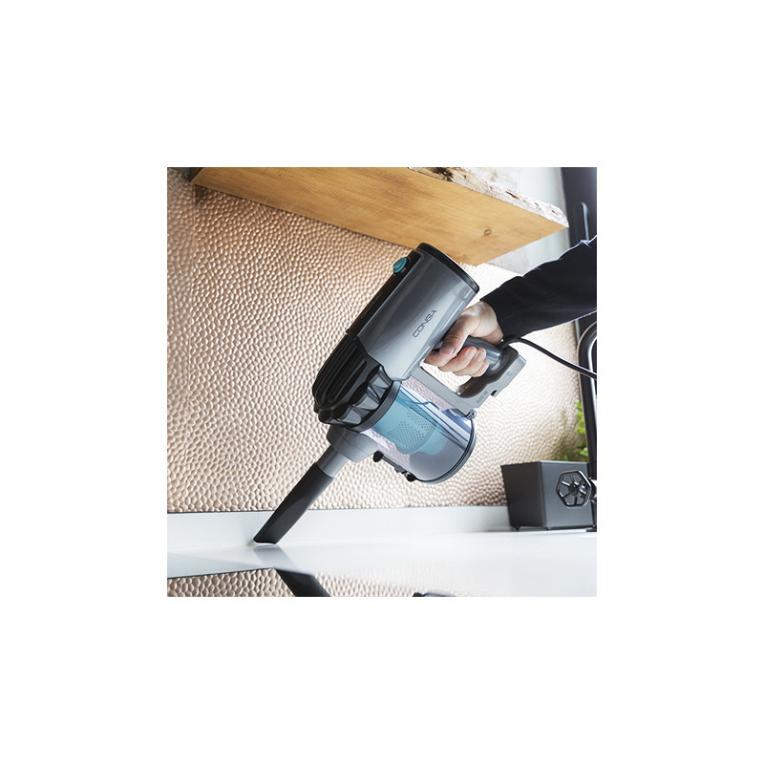 Cecotec Conga ThunderBrush 560 Aspiradora escoba Corriente alterna Seca y húmeda Ciclónico Sin bolsa Gris