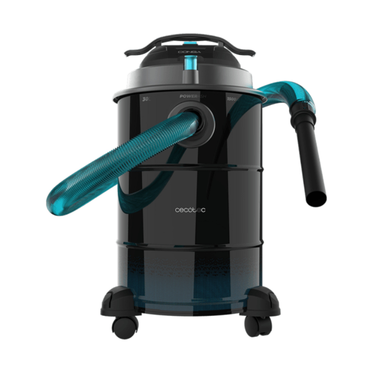 Cecotec Conga Ash 6000 EasyGo Home XL 1500 AW 30 L Negro, Turquesa
