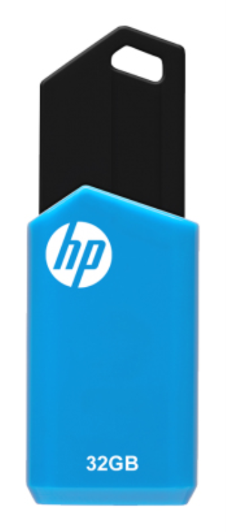 HP v150w unidad flash USB 32 GB USB tipo A 2.0 Negro, Azul