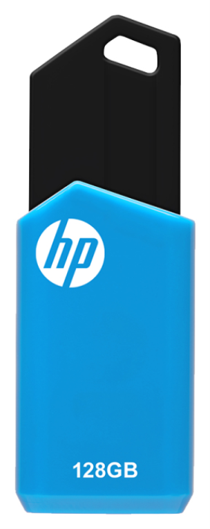 HP v150w unidad flash USB 128 GB USB tipo A 2.0 Negro, Azul