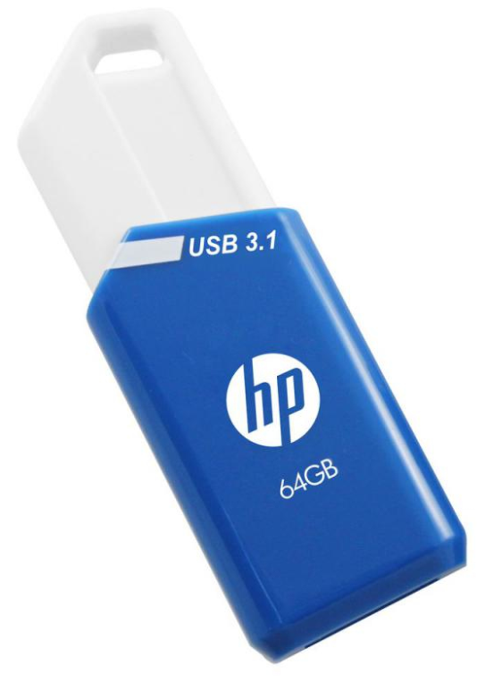 HP x755w unidad flash USB 64 GB USB tipo A 3.2 Gen 1 (3.1 Gen 1) Azul, Blanco