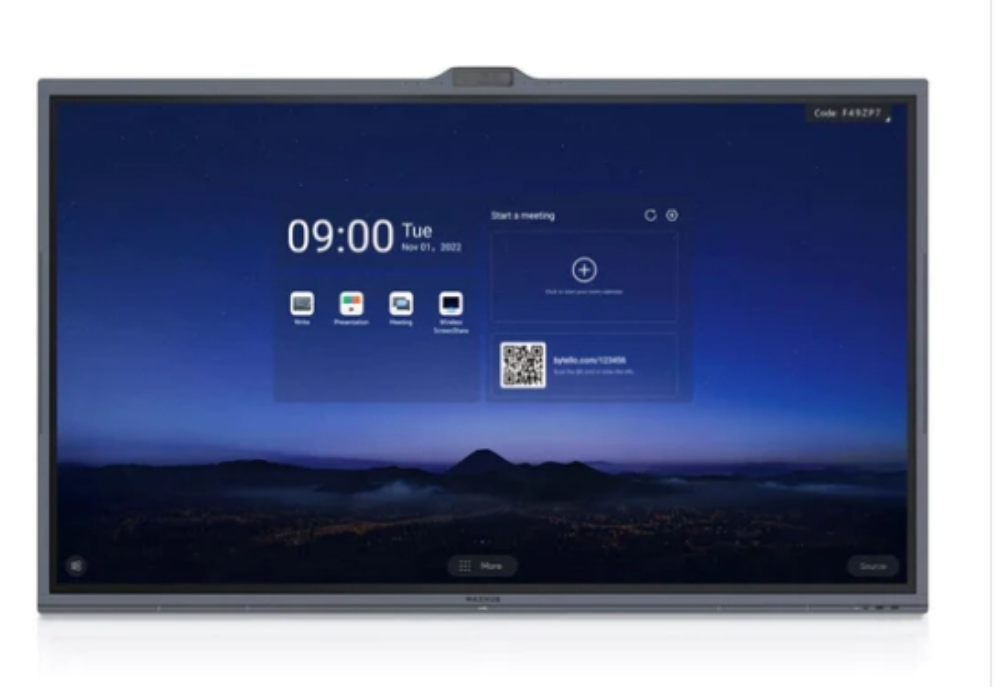 MAXHUB V8630 pantalla para sala de reuniones 2,18 m (86") 3840 x 2160 Pixeles LED Negro