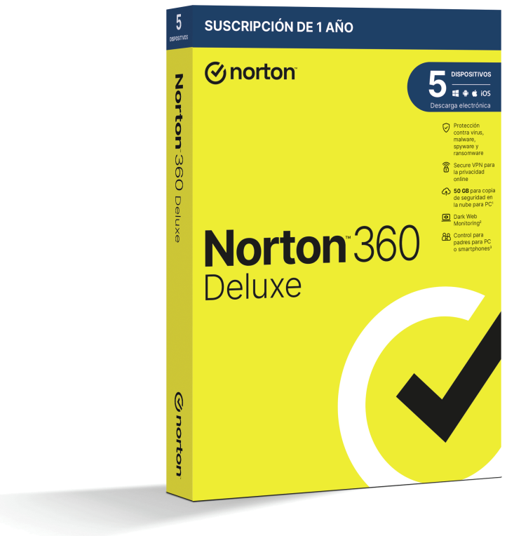 Norton 360 Deluxe Seguridad de antivirus Base Español 1 licencia(s) 1 año(s)