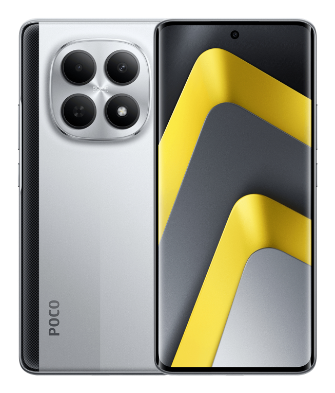 POCO M8 5G 17,2 cm (6.77") Ranura híbrida Dual SIM USB Tipo C 8 GB 512 GB 5520 mAh Plata