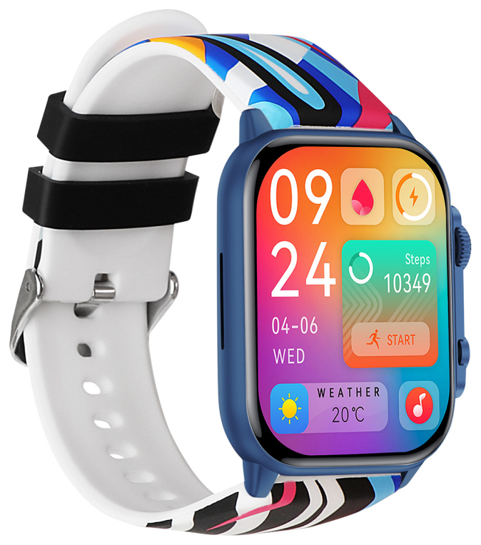 Trevi T-FIT 458 A 4,95 cm (1.95") AMOLED Digital 410 x 502 Pixeles Azul
