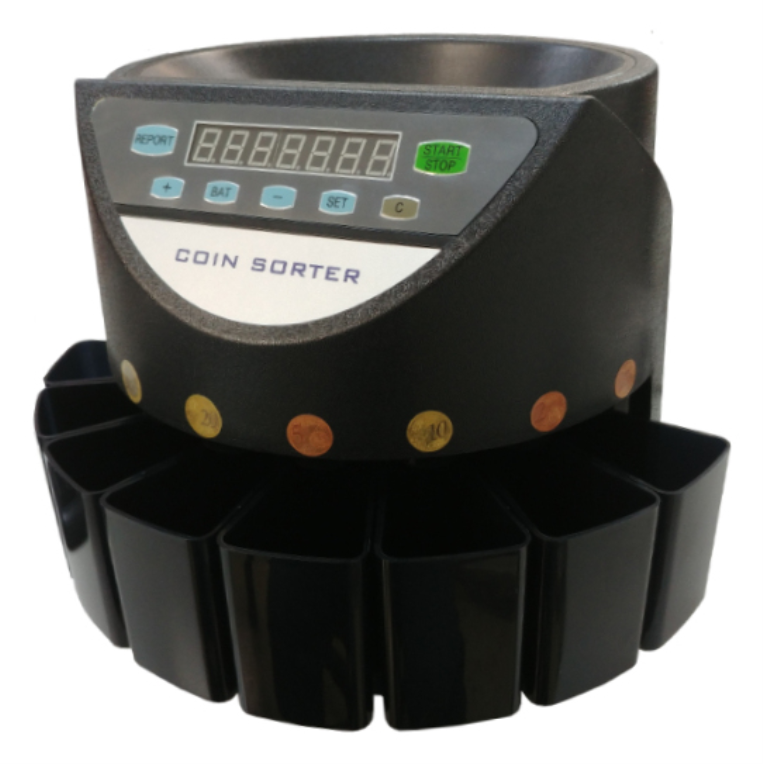 Mustek M6 contador de dinero Contador de monedas Negro