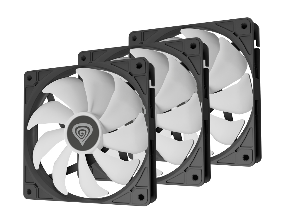 GENESIS Oxal 120 ARGB Carcasa del ordenador Ventilador 12 cm Negro