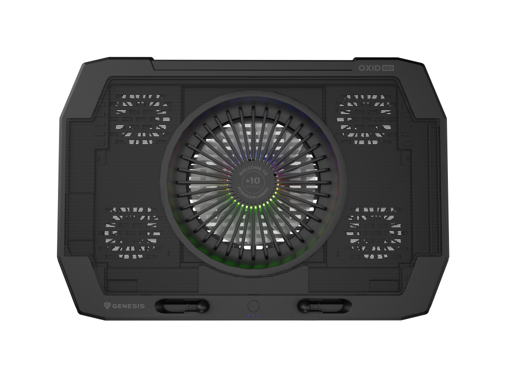 GENESIS Oxid 850 almohadilla fría 43,9 cm (17.3") 2500 RPM Negro