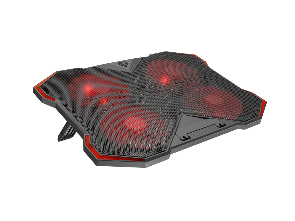 GENESIS Oxid 260 almohadilla fría 43,9 cm (17.3") 1010 RPM Negro, Rojo
