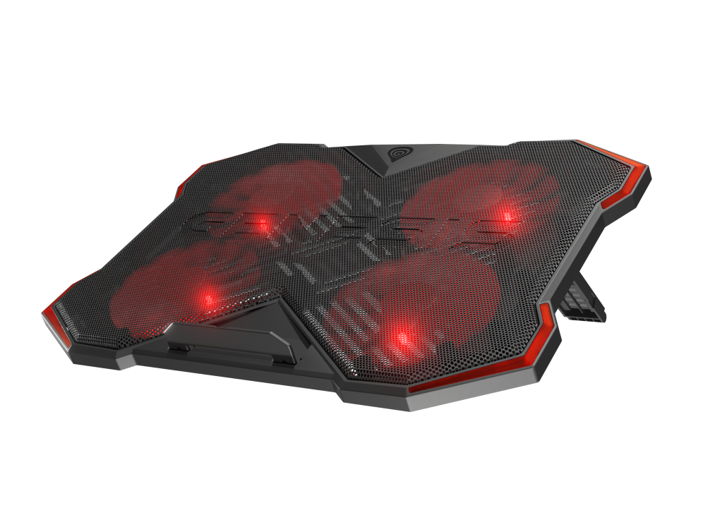 GENESIS Oxid 260 almohadilla fría 43,9 cm (17.3") 1010 RPM Negro, Rojo