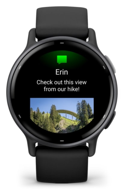 Garmin Vivoactive 5 3,05 cm (1.2") AMOLED 42 mm Digital 390 x 390 Pixeles Pantalla táctil Negro Wifi GPS (satélite)