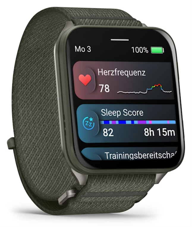Garmin Venu X1 5,08 cm (2") AMOLED Digital 448 x 486 Pixeles Pantalla táctil Gris Wifi GPS (satélite)