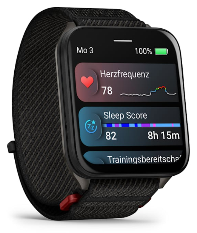 Garmin Venu X1 5,08 cm (2") AMOLED Digital 448 x 486 Pixeles Pantalla táctil Negro Wifi GPS (satélite)