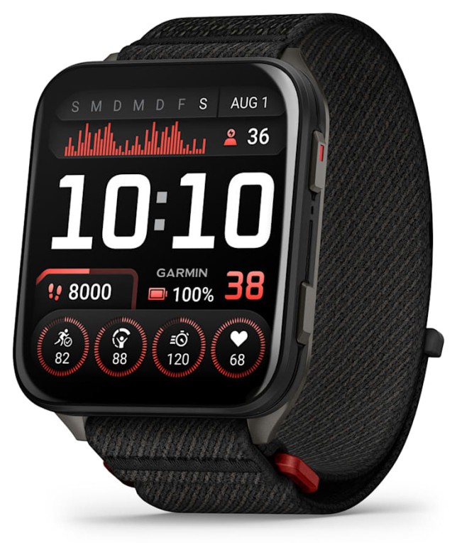 Garmin Venu X1 5,08 cm (2") AMOLED Digital 448 x 486 Pixeles Pantalla táctil Negro Wifi GPS (satélite)